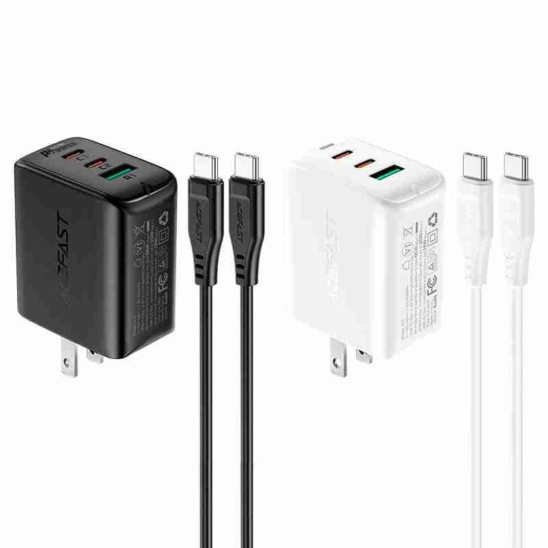Deximpo - Acefast Fast Charge Wall Charger A15 PD65W (2xUSB-C+1xUSB-A) US