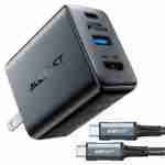 Deximpo- Acefast Smart Wall Charger-Hub A19 GaN PD65W US