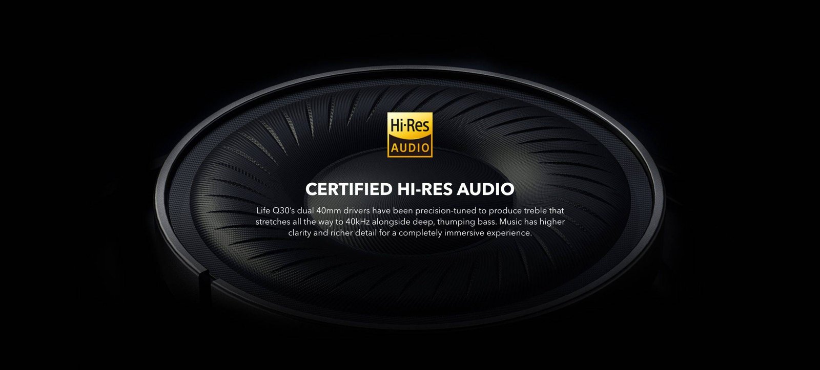 Soundcore Life Q30 by Anker (Black) 1deximpo_Acefast_bangladesh_anker_bangladesh Soundcore by Anker Life Q30 Hybrid Active Noise Cancelling Headphones with Multiple Modes, Hi-Res Sound, Custom EQ via App, 40H Playtime