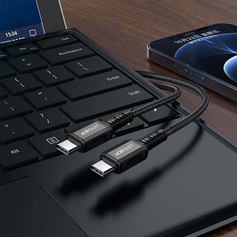 acefast-c1-03-charging-data-cable-usb-c-to-usb-c-60w-interior Deximpo-acefast-c1-03-charging-data-cable-usb-c-to-usb-c-60w-bending