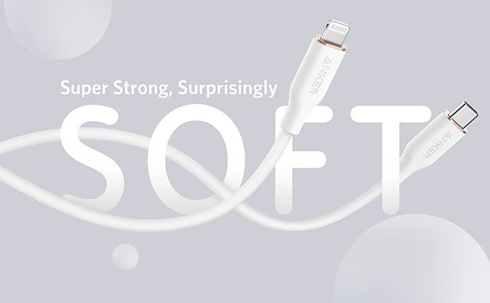 Anker PowerLine Soft USB-C to Lightning Cable 3ft - White 1deximpo_Acefast_bangladesh_anker_bangladesh 4dbac88a 2f12 4aa1 a843 fe81dea7b185. CR0019401200 PT0 SX970 V1deximpo_Acefast_bangladesh_anker_bangladesh