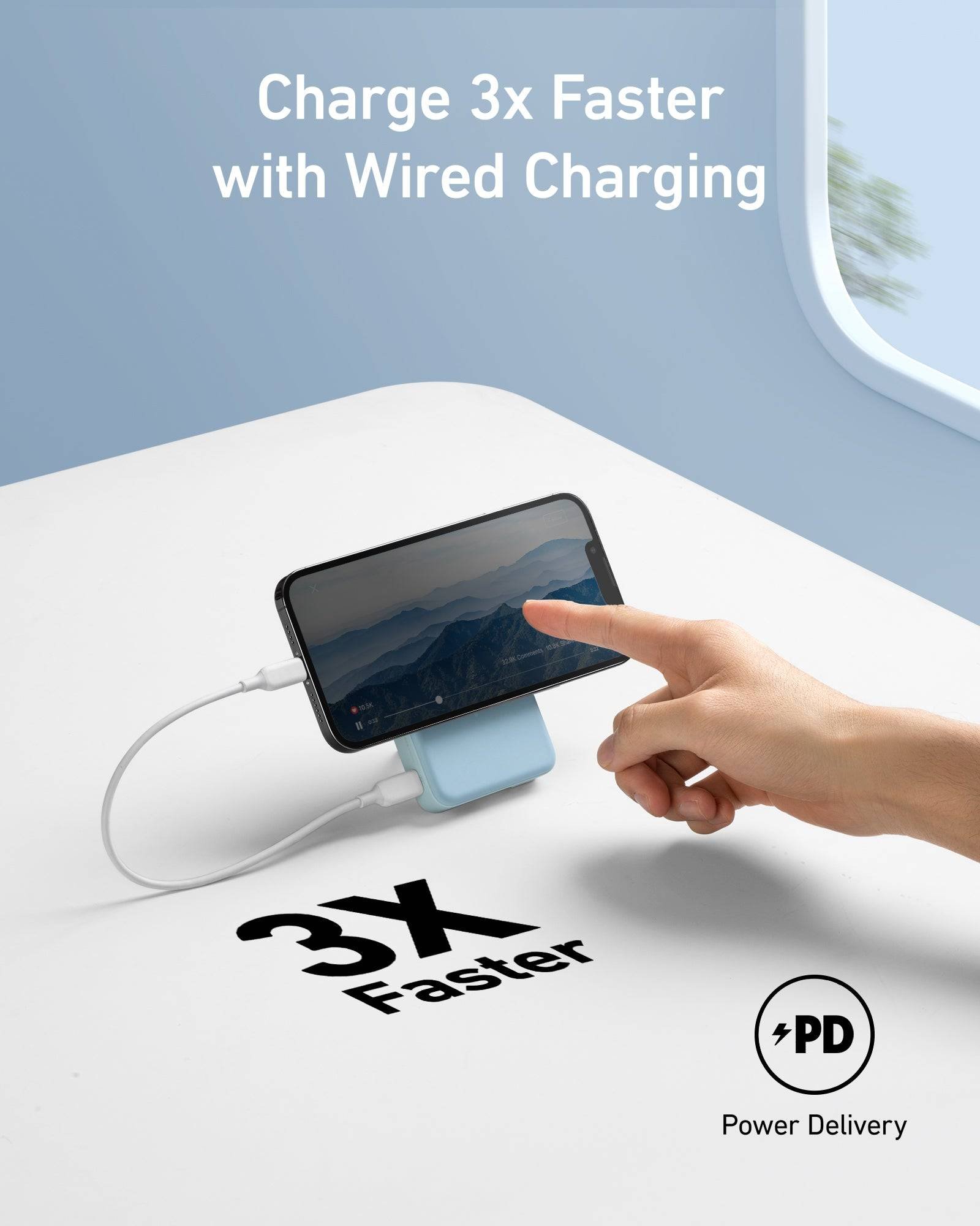 Deximpo-Anker Anker 633 Magnetic Battery (MagGo)- White Deximpo-Anker Anker 633 Magnetic Battery (MagGo)- White