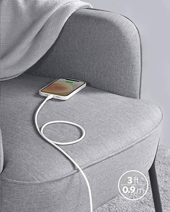 Deximpo-ANker-Bangladesh-Anker-PowerLine-Soft-USB-C-to-Lightning-Cable-3ft---White Deximpo-ANker-Bangladesh-Anker-PowerLine-Soft-USB-C-to-Lightning-Cable-3ft---White