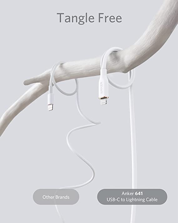 Deximpo-ANker-Bangladesh-Anker-PowerLine-Soft-USB-C-to-Lightning-Cable-3ft---White Deximpo-ANker-Bangladesh-Anker-PowerLine-Soft-USB-C-to-Lightning-Cable-3ft---White