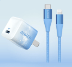Anker 20 Watt IQ3 Charger + MFI Certified Lightning Cable Combo