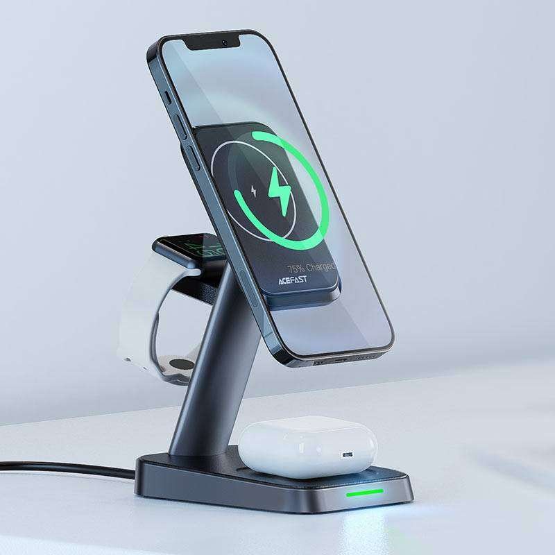 ACEFAST E3 desktop three-in-one wireless charging stand ACEFAST E3 desktop three-in-one wireless charging stand