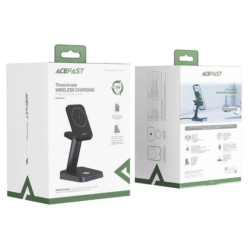 ACEFAST E3 desktop three-in-one wireless charging stand ACEFAST E3 desktop three-in-one wireless charging stand